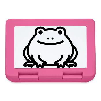 frog - Lunchbox - pink - Front
