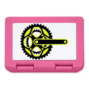 Icône de plateau de vélo - Boîte à goûter - rose - Devant