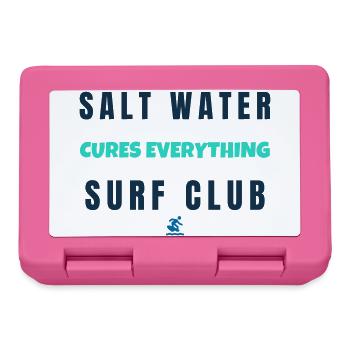 Salt Water Cures Everything Surf Club - Brotdose - Pink - Vorne