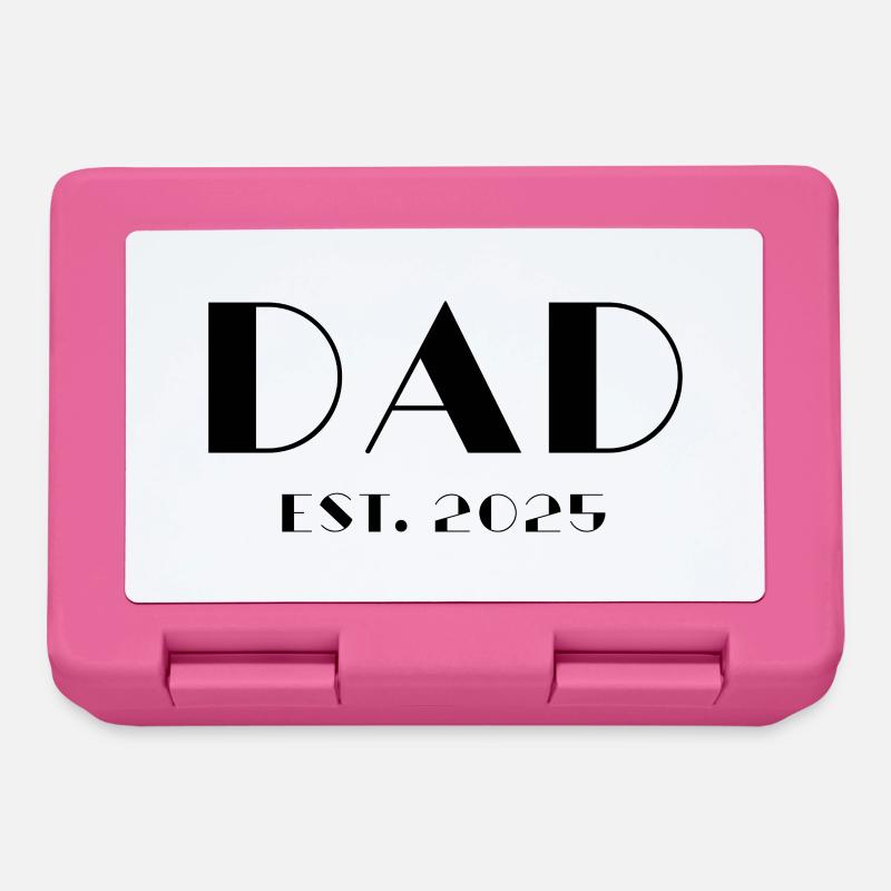 Dad Est 2025 - Brotdose - Pink