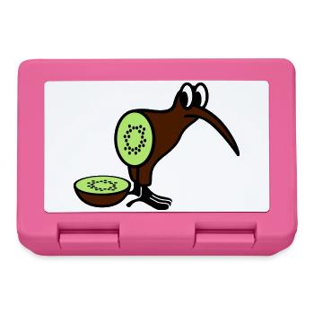 Kiwi - Boîte à goûter - rose - Devant