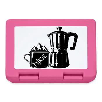 Coffee Hike - Mountain Espresso [Schwarz] - Brotdose - Pink - Vorne