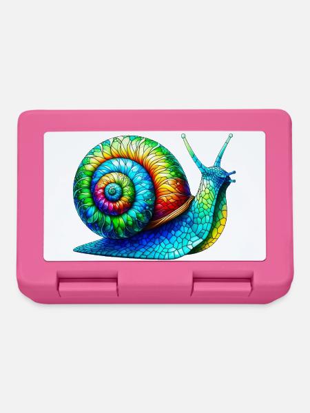 Schnecke - Brotdose - Pink