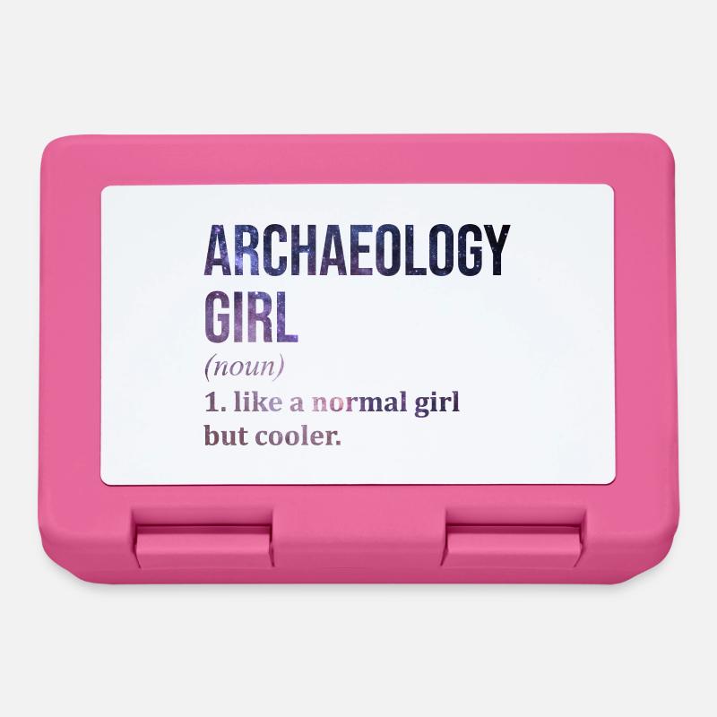 Archéologie - Boîte à goûter - rose