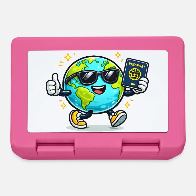 Globe Buddy Pass-Abenteuer - Brotdose - Pink