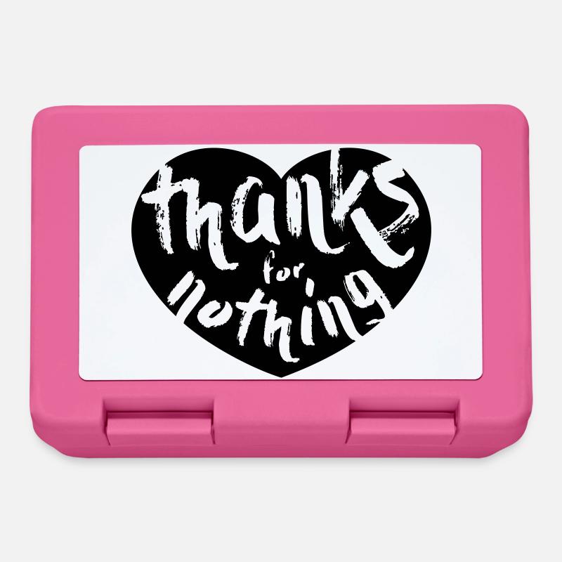 thanks for nothing - Brotdose - Pink