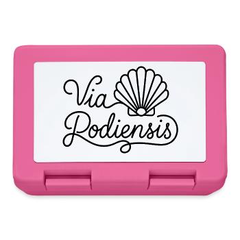 Via Podiensis – Camino de Santiago - Boîte à goûter - rose - Devant