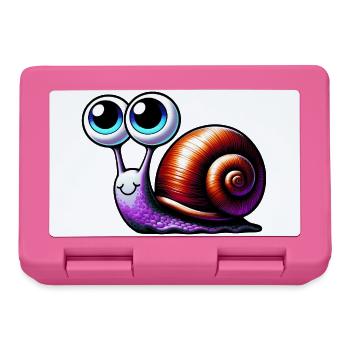 Schnecke - Brotdose - Pink - Vorne