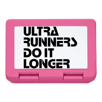 Ultra Runners Do It Longer Shirt - Brotdose - Pink - Vorne