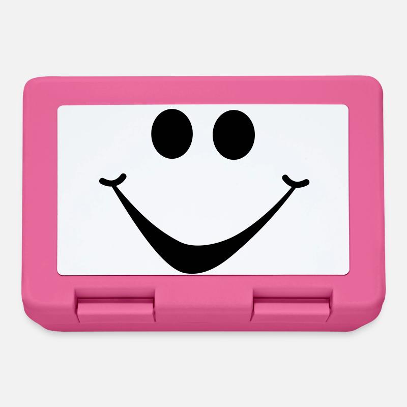 smiley1 - Brotdose - Pink