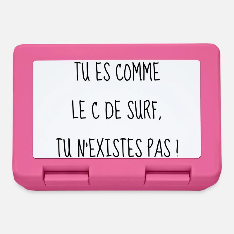 Cinéma / Citation / Série télé / Geek - Boîte à goûter - rose