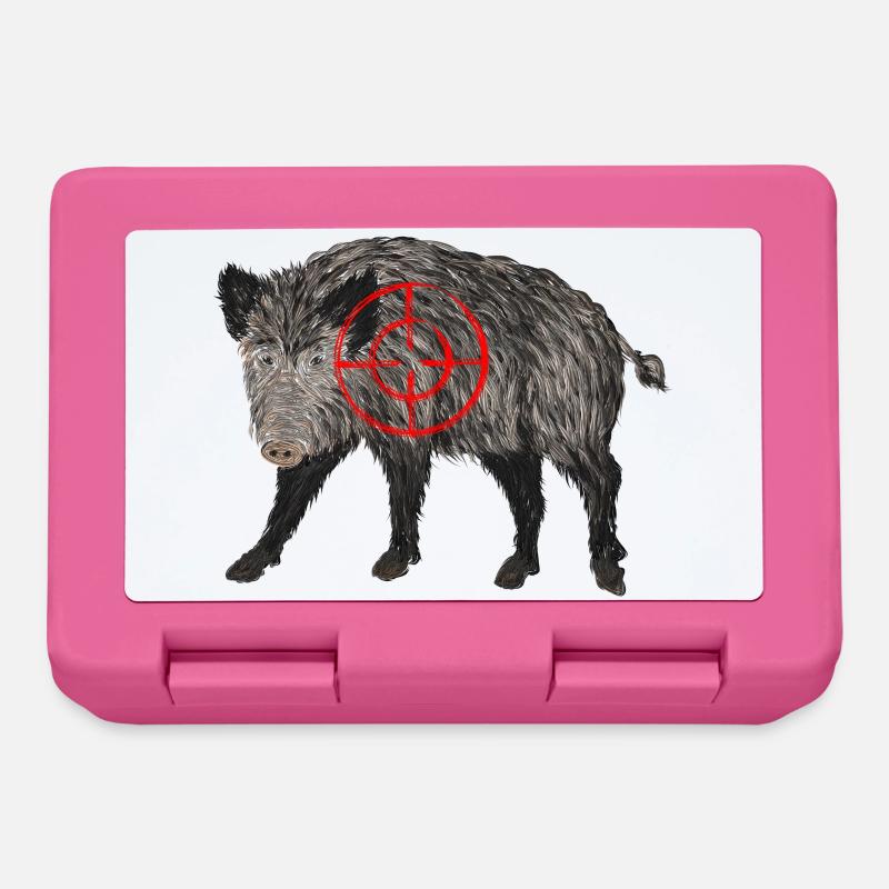 wildschwein jäger - Brotdose - Pink