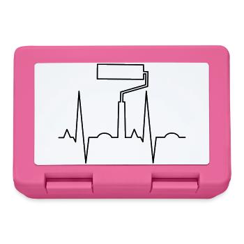 ekg peintre - Boîte à goûter - rose - Devant