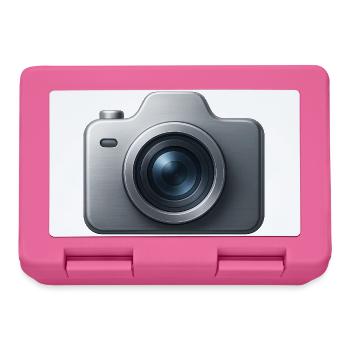 Foto Kamera 3D Icon - Brotdose - Pink - Vorne