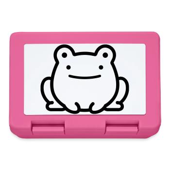 frog - Lunchbox - pink - Front