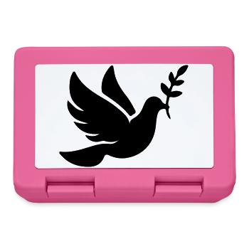 Foi de la Paix de la Colombe - Boîte à goûter - rose - Devant