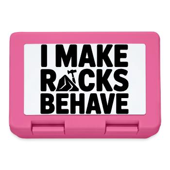 Stonemason funny saying - Lunchbox - pink - Front