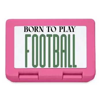 Elongated Football Glyphs - Lunchbox - pink - Front