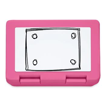 Startnummer handgezeichnet - Brotdose - Pink - Vorne