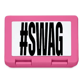 Hashtag Swag Männer und Frauen Lustig - Brotdose - Pink - Vorne