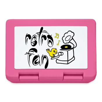 Retro Fan - Brotdose - Pink - Vorne