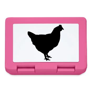 Huhn - Brotdose - Pink - Vorne