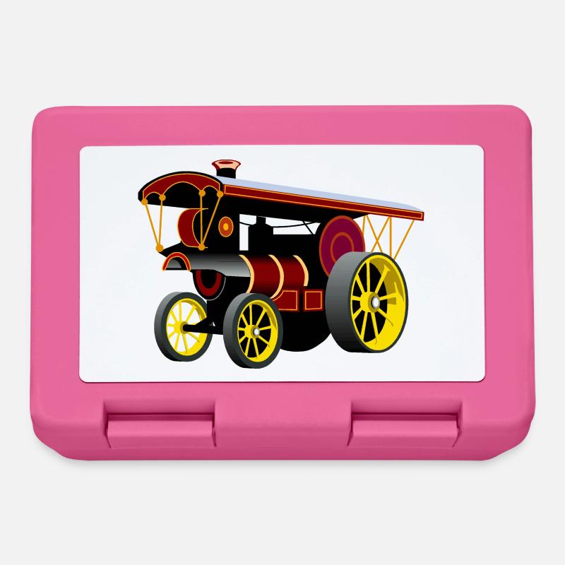 Steam Engine Nostalgia - Lunchbox - pink