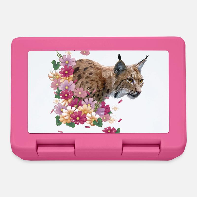 Lynx - Boîte à goûter - rose