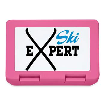 Ski - Brotdose - Pink - Vorne