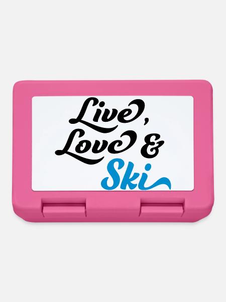 Ski - Brotdose - Pink