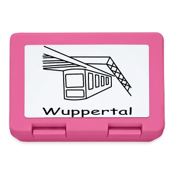 schwebebahn wuppertal - Brotdose - Pink - Vorne