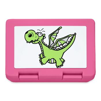Puissant Dragon - Boîte à goûter - rose - Devant