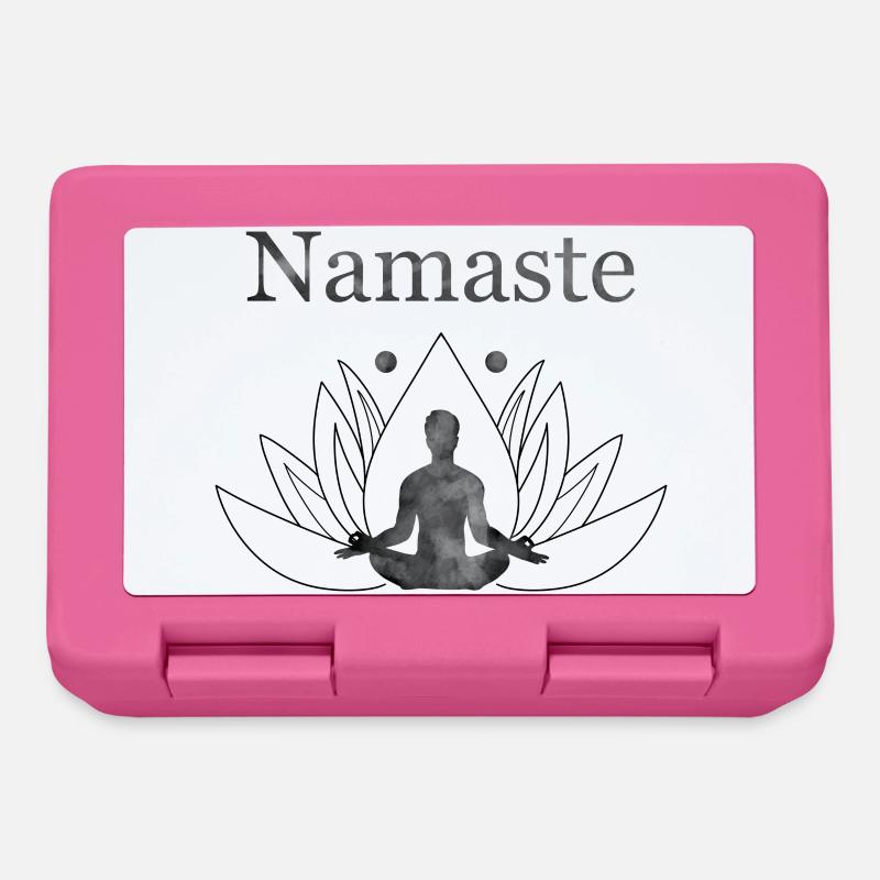 Yoga - Boîte à goûter - rose