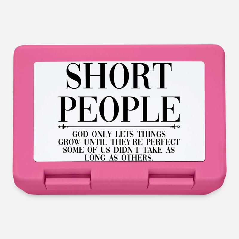 Short people - Lunchbox - pink