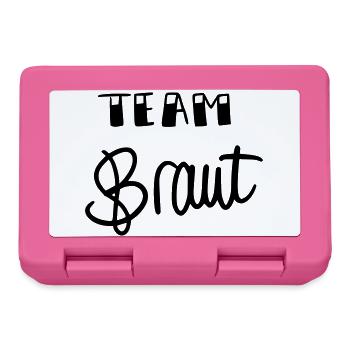 Team Braut - Brotdose - Pink - Vorne
