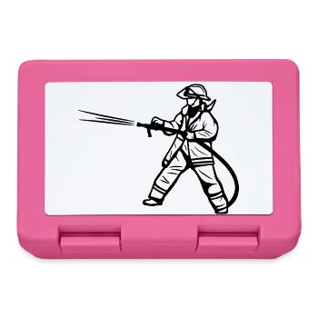 Fireman - Lunchbox - pink - Front