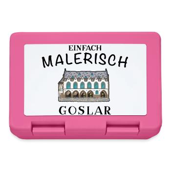 Goslar im Harz, Historisches Rathaus - Brotdose - Pink - Vorne