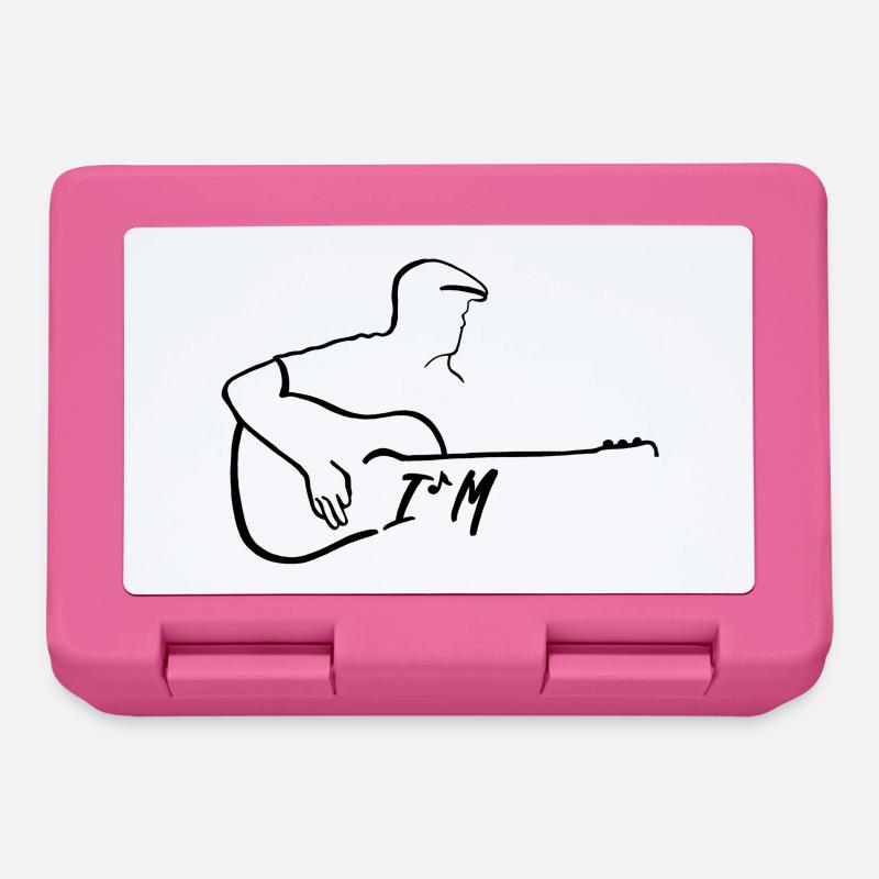 I ́M guitar collection - Lunchbox - pink