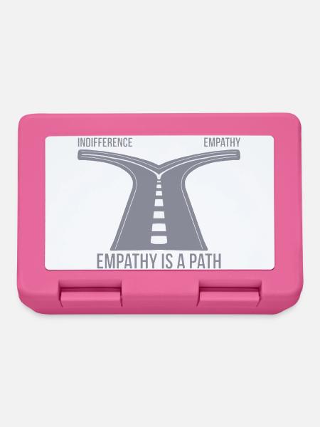 Empathie ist ein Weg - Brotdose - Pink