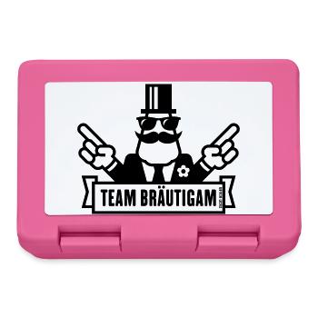 Team Groom Hand Signals (Bachelor Party Bachelor Party / 1C) - Lunchbox - pink - Front
