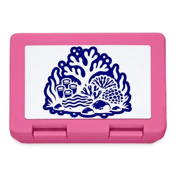 Coral Reef Ocean - Lunchbox - pink - Front