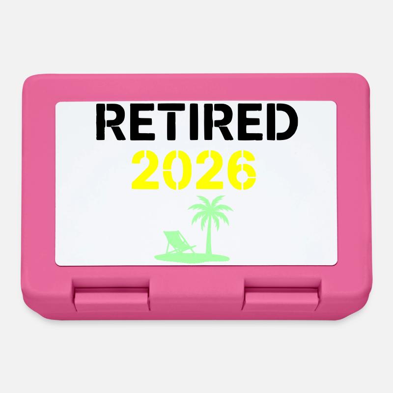 Pension Palm 2026 retraité - Boîte à goûter - rose