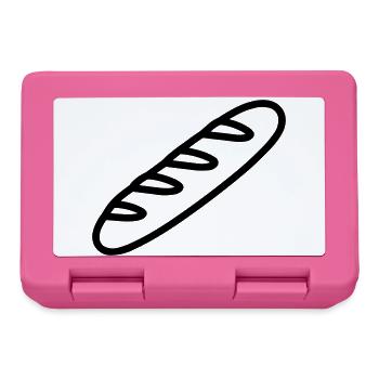 baguette - Boîte à goûter - rose - Devant