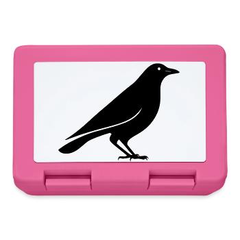 crow - Lunchbox - pink - Front
