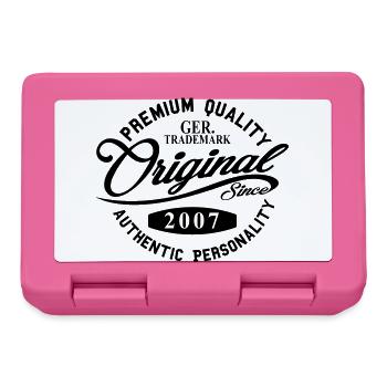 Original Since 2007 Handwriting Premium Quality - Brotdose - Pink - Vorne