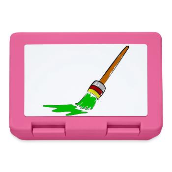 Urban Graffiti Brush Design - Lunchbox - pink - Front
