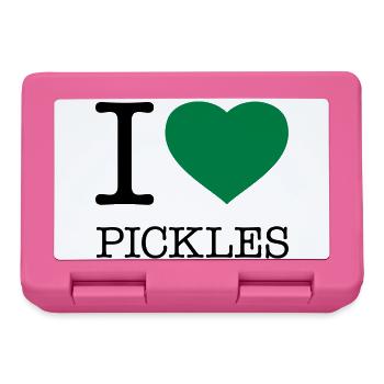 I LOVE PICKLES - Lunchbox - pink - Front