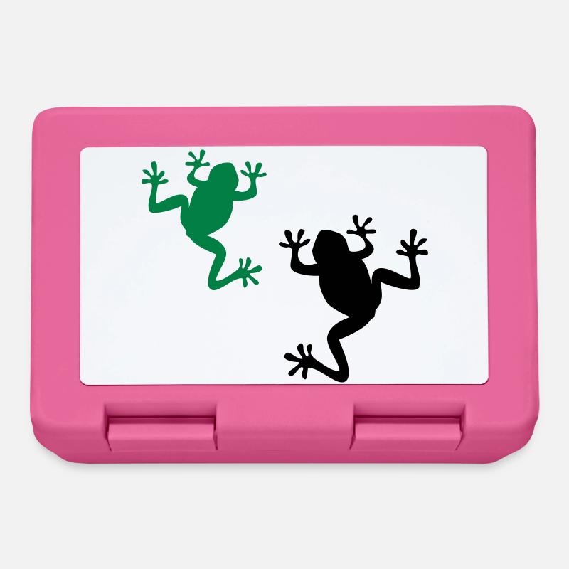 frog - Lunchbox - pink