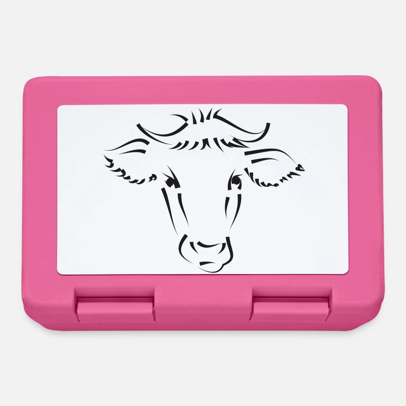 Vache Vaches - Boîte à goûter - rose