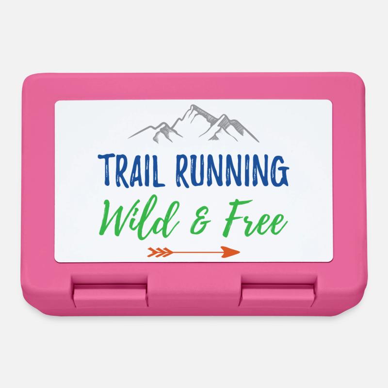 Trail Running – Sauvage et gratuit - Boîte à goûter - rose